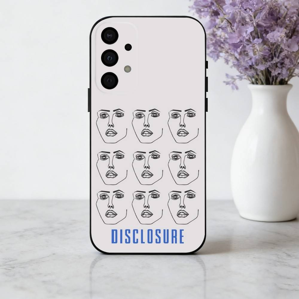 Deep House D-Disclosure Band Phone Case For Samsung Galaxy A73,A72,A71,A70,A53,A52,A51,Soft Silicone Black Cover