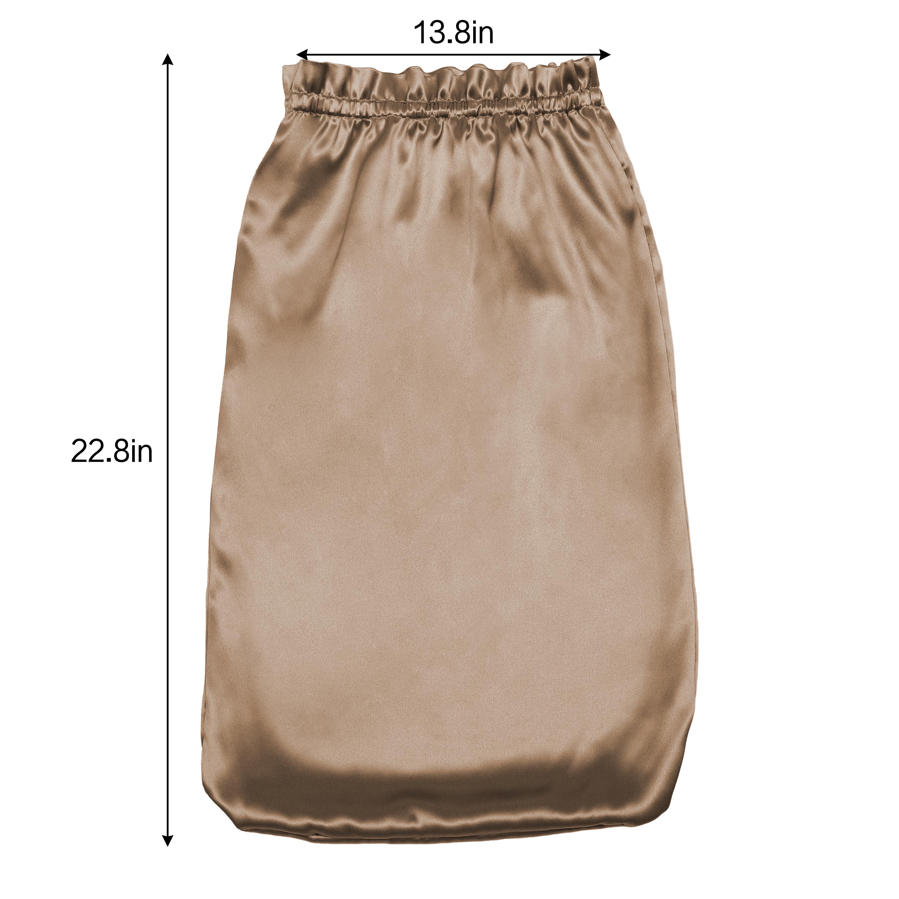 

22 Momme Pure Mulberry Silk Bonnet for Sleeping Women, Hair Care Bonnet for Long Curly Hair Silk Sleeping Cap 36x58cm