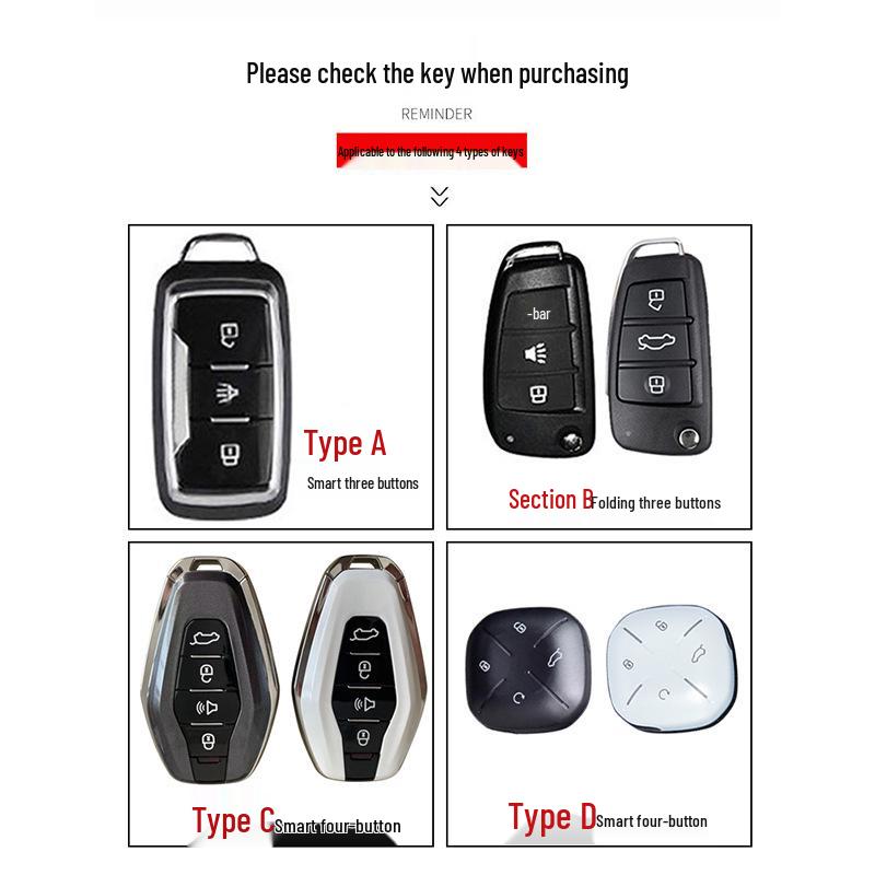 Premium Jetour X70/X70 Plus/X70S/X90 Key Cover with Buckle