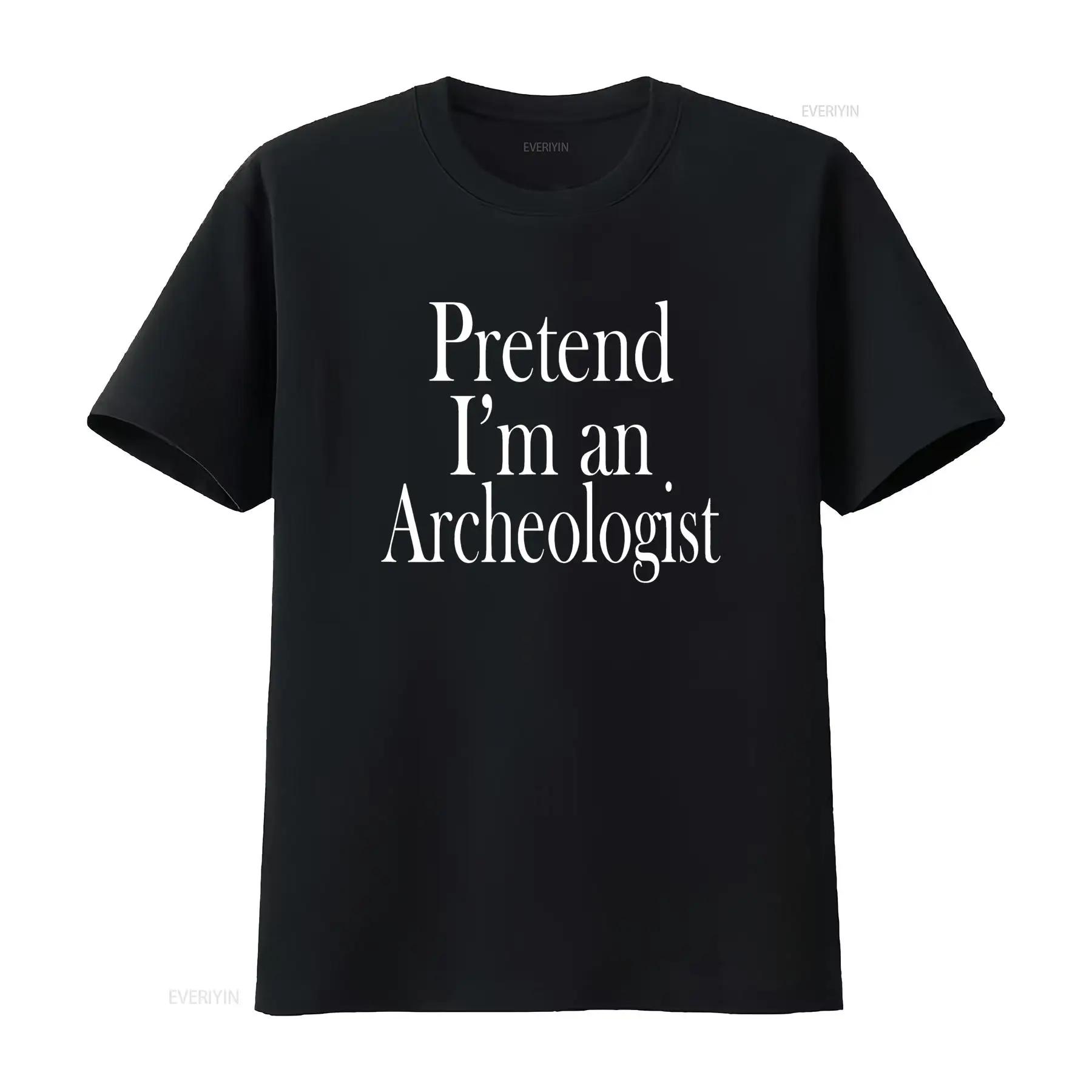 Archeologist Costume T Shirt for the Last Minute Party Vintage Washed Fashion Homme Designer Clothes Slightly Stretched Soft S разноцветный
