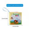 Children Enlightenment Early Educational Toys Kids Cloth Books English Animal Car Fruit Cognitive Book for Toddlers 12-72 Month