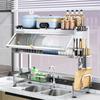 miflame Stainless Steel Over-Sink Dish Drying Rack