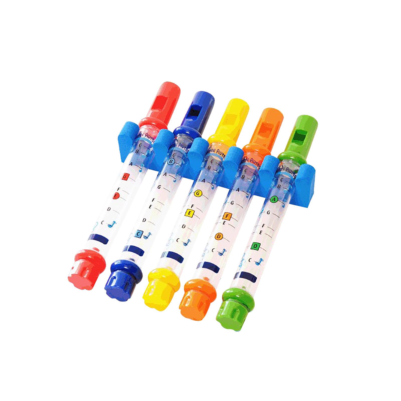Children s Five-color Water Flute, Baby Blowing Instrument, Enlightenment Toy