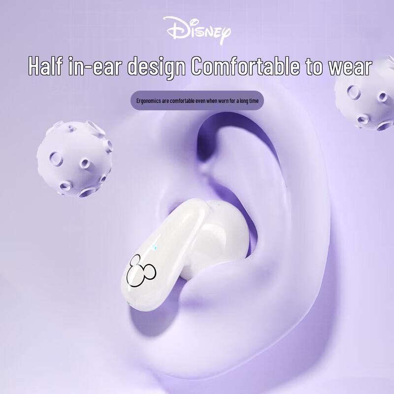 Disney Strawberry Bear Wireless Bluetooth Half In-Ear Earbuds