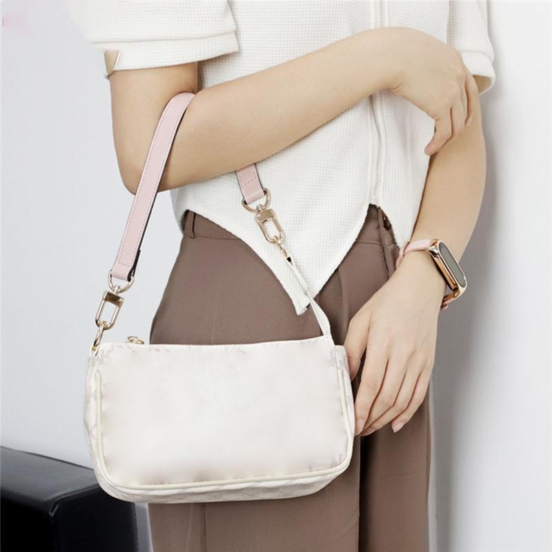 Leather Bag Strap Stylish Bag Handles Replacement Short Bag Strap Purse Strap Bag Accessories for Handbag Shoulder Bag