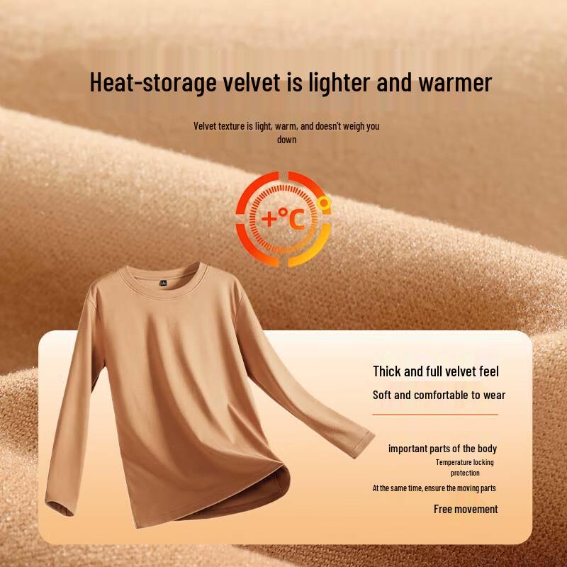 JEANSWEST LIFE Men's Chinese Style Thermal Long Sleeve T-Shirt