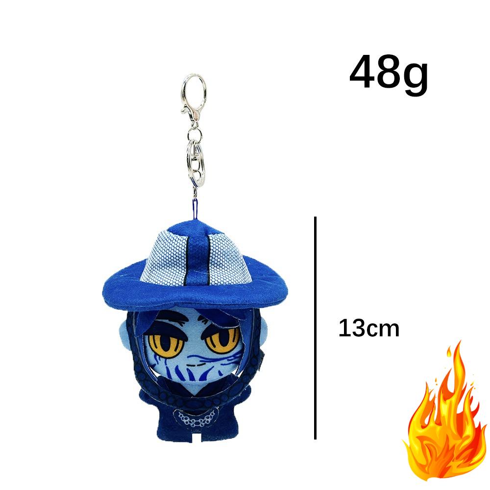 Kawaii Kpop Demon Plush Tiger Keychain Cute Hunters Movie Cosplay Props Child Hanging Decoration Animal Ornaments