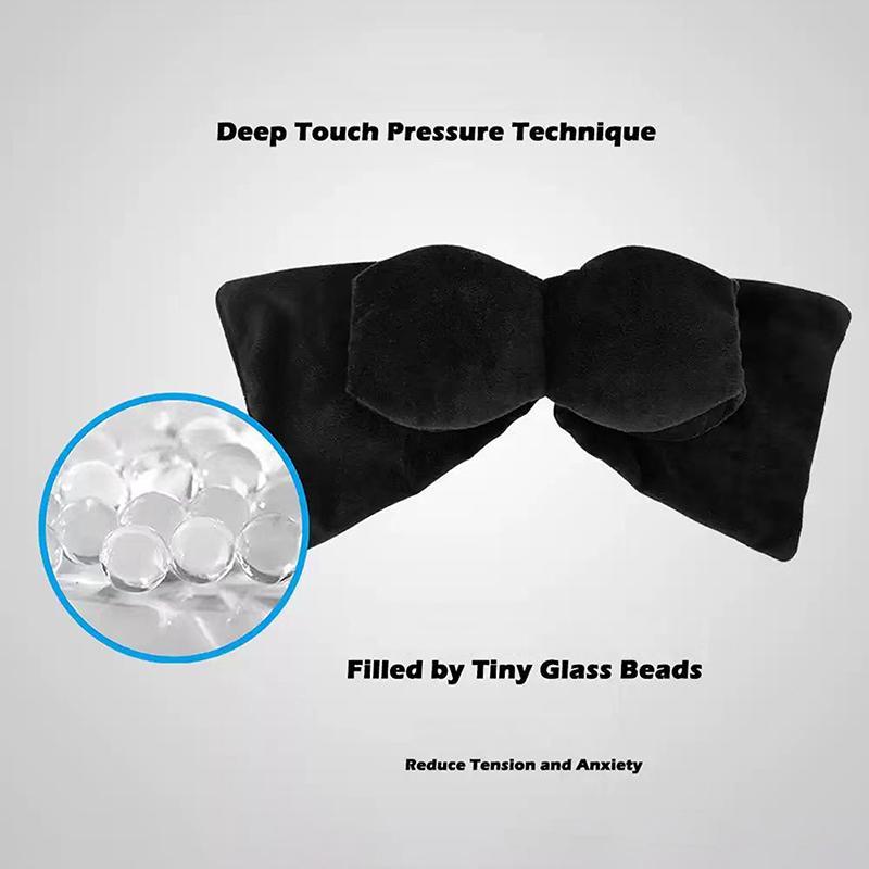 Deka Zátěžová spací maska ​​Gravitační oční polštář Gravitační jemný tlaková spací maska ​​Blokování světla Spaní na cestách Relaxace