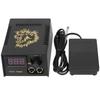 Tattoo Machine Power Supply Tattoo Foot Pedal LED Display Complete Tattoo Starter Kit