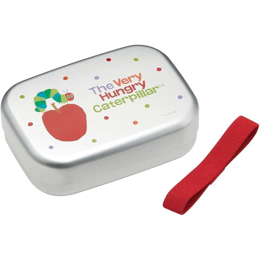Skater Aluminum Lunch Box for Children, 370ml, Warmer Compatible, with Lunch Belt, Made in Japan,