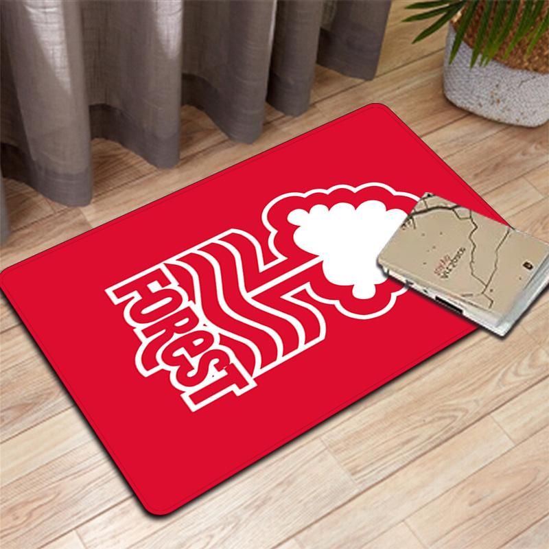 Nottingham Forest Muster Teppich Bodenmatte für Wohnzimmer oder Schlafzimmer Weicher und bequemer Teppich ein Geschenk für Geburtstag und Feiertag.
