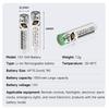 PALO 4-20pcs Rechargeable AA Batteries 1300mWh Li-Ion HR03 with LCD USB Battery Charger for Toys, Remote Controls