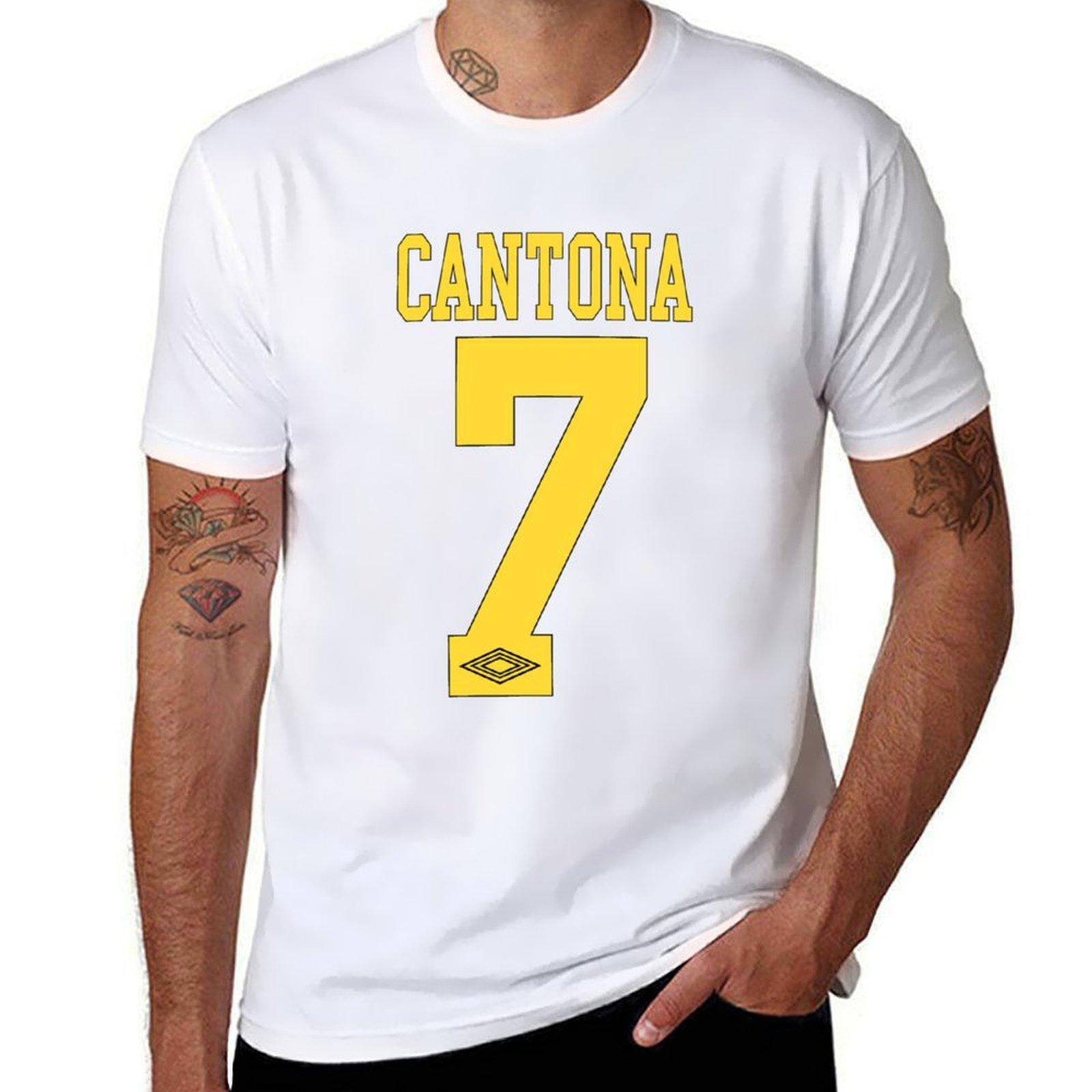 

Футболка Cantona 7 літні топи футболка на замовлення аніме фігурки чоловічі вінтажні футболки L