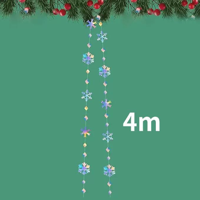 

3D Snowflake Hanging Decorations - Set of 12 Silver White Cardstock Snowflakes for Party, Christmas, Wedding Decor