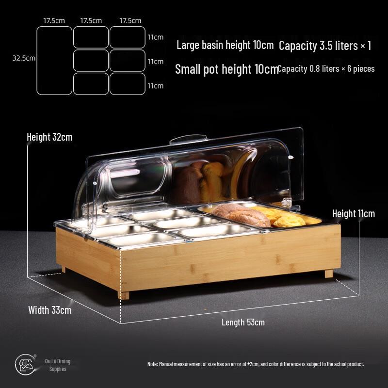 Hampton Stainless Steel Buffet Food Display Tray