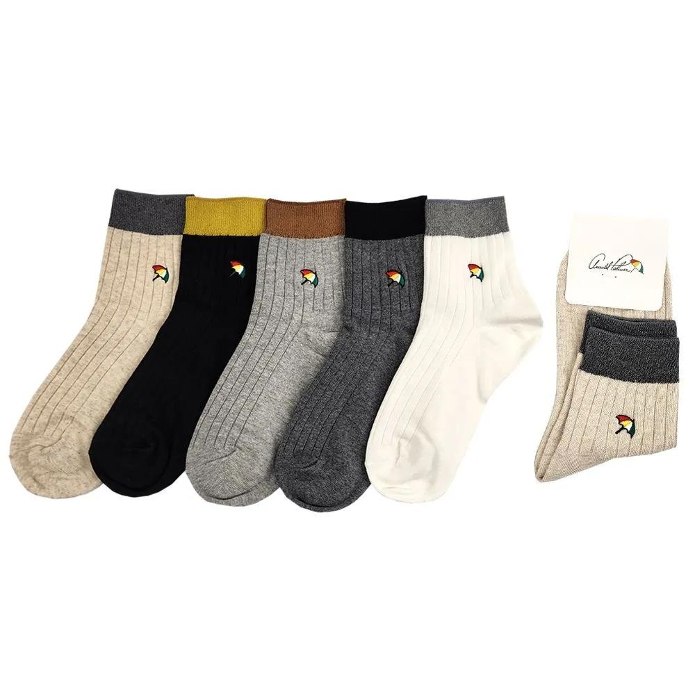 Arnold Palmer Women's Short Socks 5-Pair Set Casual Socks Gift Made In Korea Short Ankle Simple