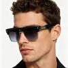 New European and American retro metal modern retro charm box sunglasses men's and women's sunglasses