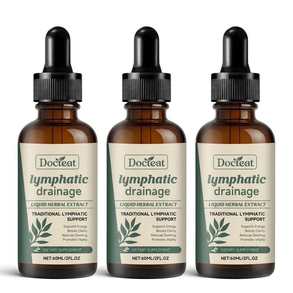 Extract Lichid Docteat pentru Drenaj Limfatic cu Gălbenele & Trifoi Roșu – 60 ml