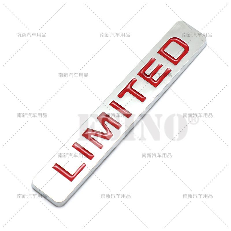 Car Styling 3D Limited Trunk Zinc Alloy Adhesive Emblem Fender Rear Body Tailgate Badge For Jeep Cherokee Compass Wrangler