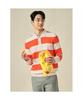 Binpolmen Rugby Stripe Collared Neck Knit Orange (Bc5251C078)