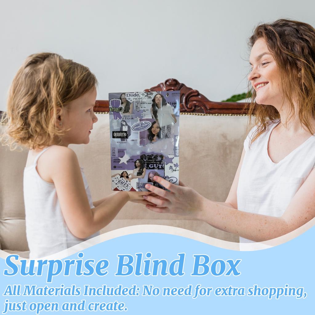 2D Plane Pendant Airplane BoxBlindBox Hole Fun BlindBox Christmas BlindBox Gift Toy Christmas Countdown Calendar BlindBox