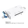 6-in-1 Multifunctional USB 3.0 Card Reader Mini Type-C TF-SD Card Reader OTG Adapter for Mobile Phone