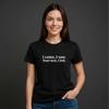 Personalised I Came I Saw Your Text T-Shirt Funny Sarcastic Introvert Tee Casual