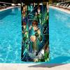 Ben 10 Cartoon Print Beach Towel Design, Soft, Lightweight. for Home Bathroom, Spa, Pool, Yoga, Surfing, Camping, Gift for Family, Friend