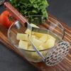 Kitchen Garlic Manual Heavy Duty Stainless Steel Cooking Tool Potato Masher Press Crusher Pusher