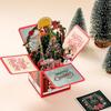Top Quality New 3D Christmas Greeting Card Creative Pop Up Hand-Made Cards Colorful Christmas Holiday Thanksgiving New Year Card