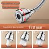 Kitchen Faucet Extender with Rotating Pressurized Nozzle