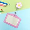 1PCS Work Credit Card Holders Cute Student  Card Cover Case Name ID Card Cover Work Identity Badge Bags