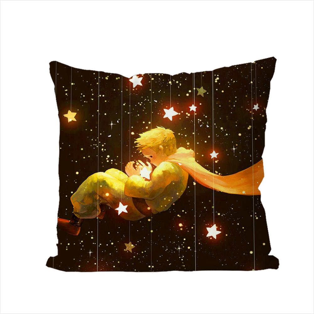 The Little PPrince Pillow Case For Car Sofa Decorative Home Doublesided Print Plush Square Throw Pillow Cushion Cover