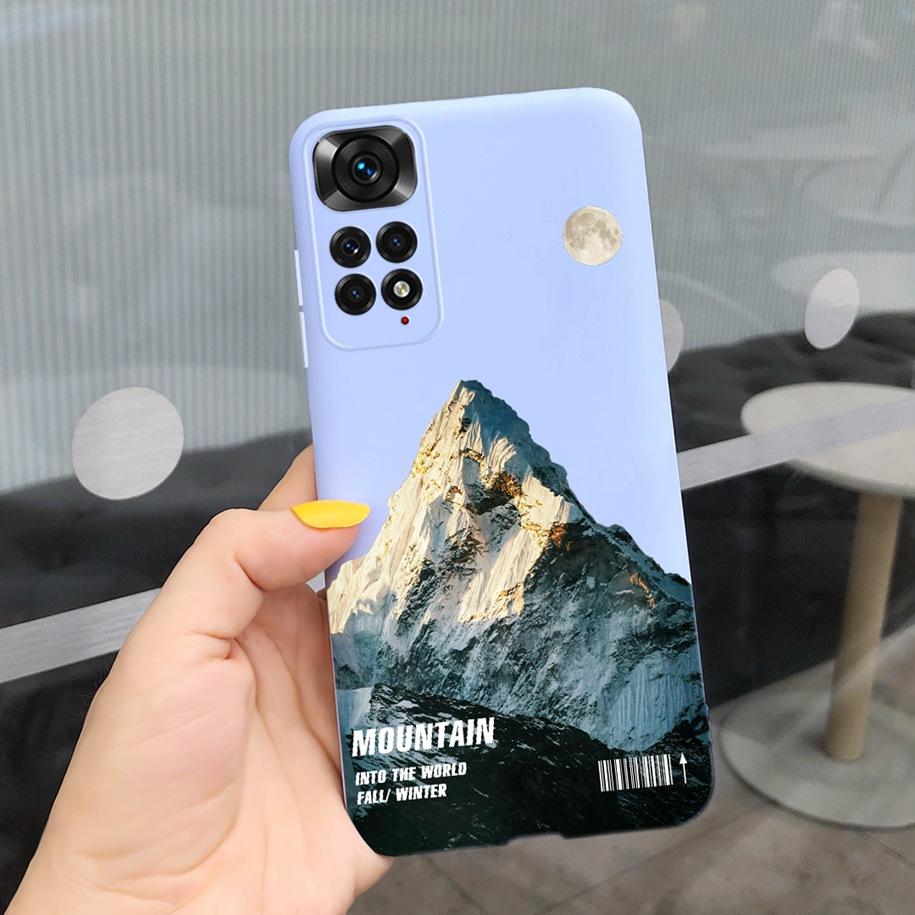 For Xiaomi Redmi Note 11 Case 2022 Slim Silicone Soft Flower Phone Cover For Xiaomi Redmi Note 11S Bumper Note11 Pro Plus Fundas