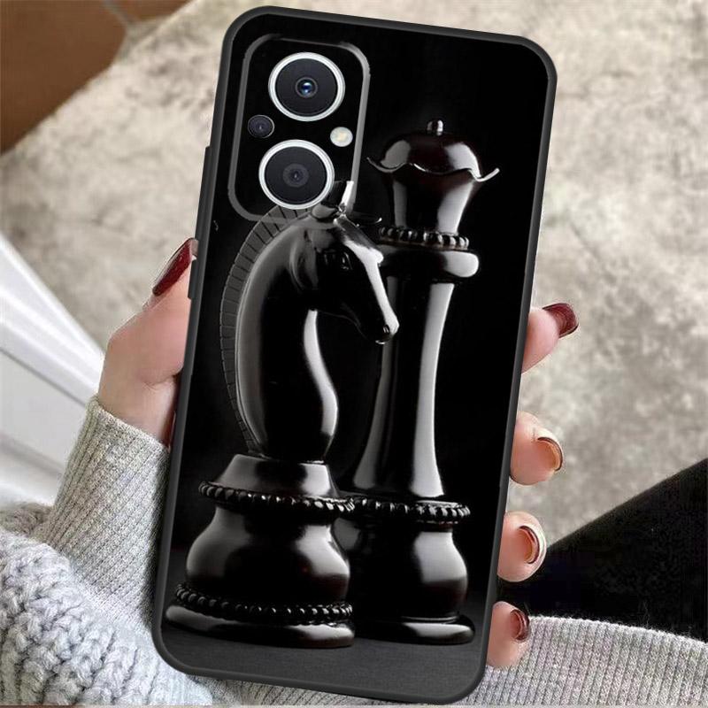 Chess Board Dark Horse For OPPO Reno 8T 7 8 Lite 14F 13F 11F 12F 10 11 12 13 14 Pro OPPO Find X9 X5 X6 X8 Pro Case