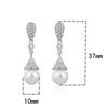 Sace Gems Classic Copper Alloy Zircon Earrings for Women Wedding Party Gifts