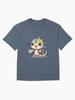 Basilisk Kawaii Tiny Basilisk With A Backpack Oversized Unisex T-Shirt