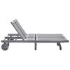 Double Sun Lounger Solid Acacia Wood