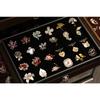 Bo Xin Yun Women's Exquisite High-End Pearl Feather Brooch - Modern Chinese Style Lapel Pin