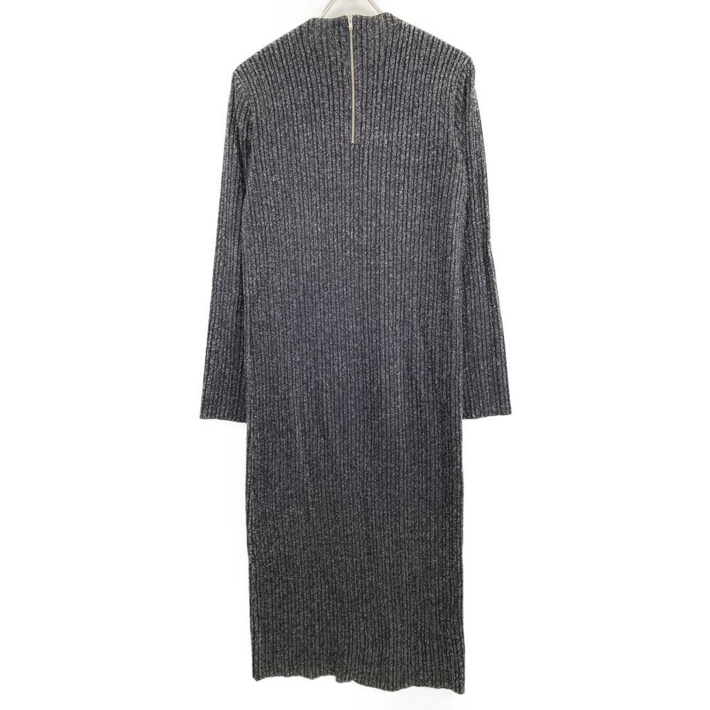 AMERI [xMIREI KIRITANI] Black Sequin Ruffle Knit Dress Dress S blackUsed