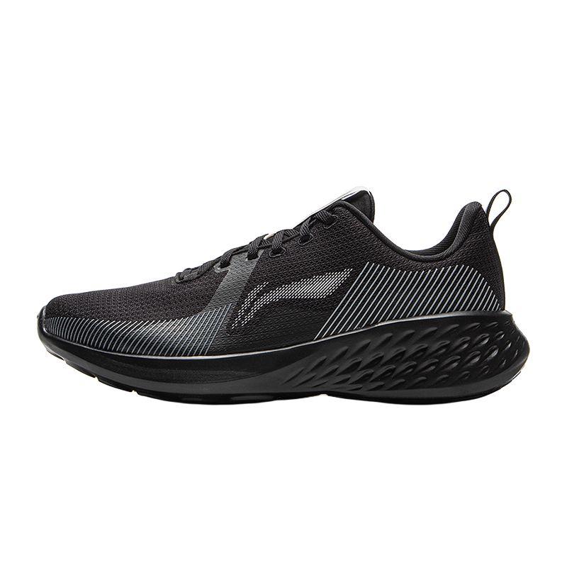 

new LiNing Cushioning And Breathable Low Top Casual Running Shoes Men s Black 40