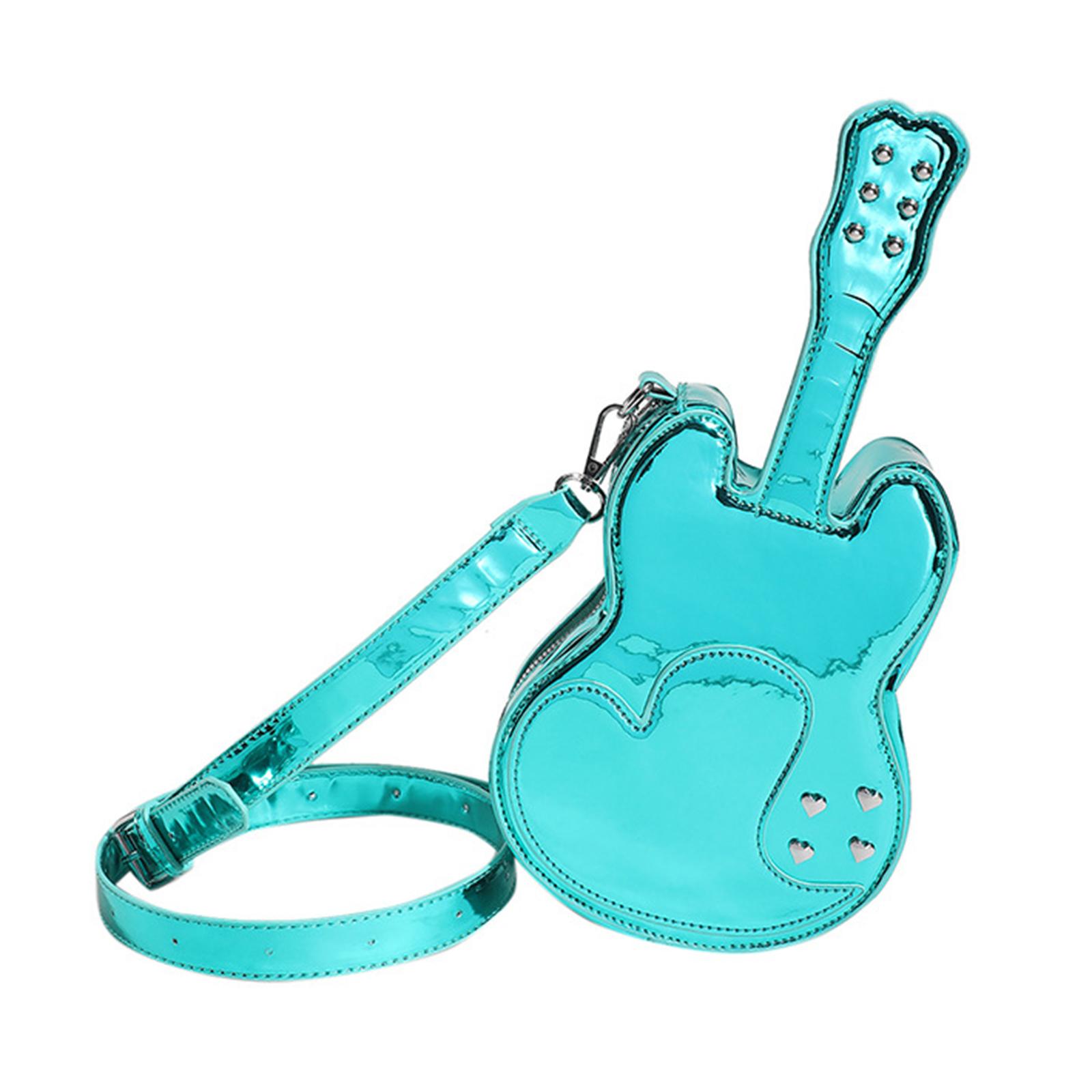 

Сумки из искусственной кожи для женщин, модная сумка на плечо, симпатичная забавная сумка через плечо в виде скрипки, однотонная сумка-портфель зелёный