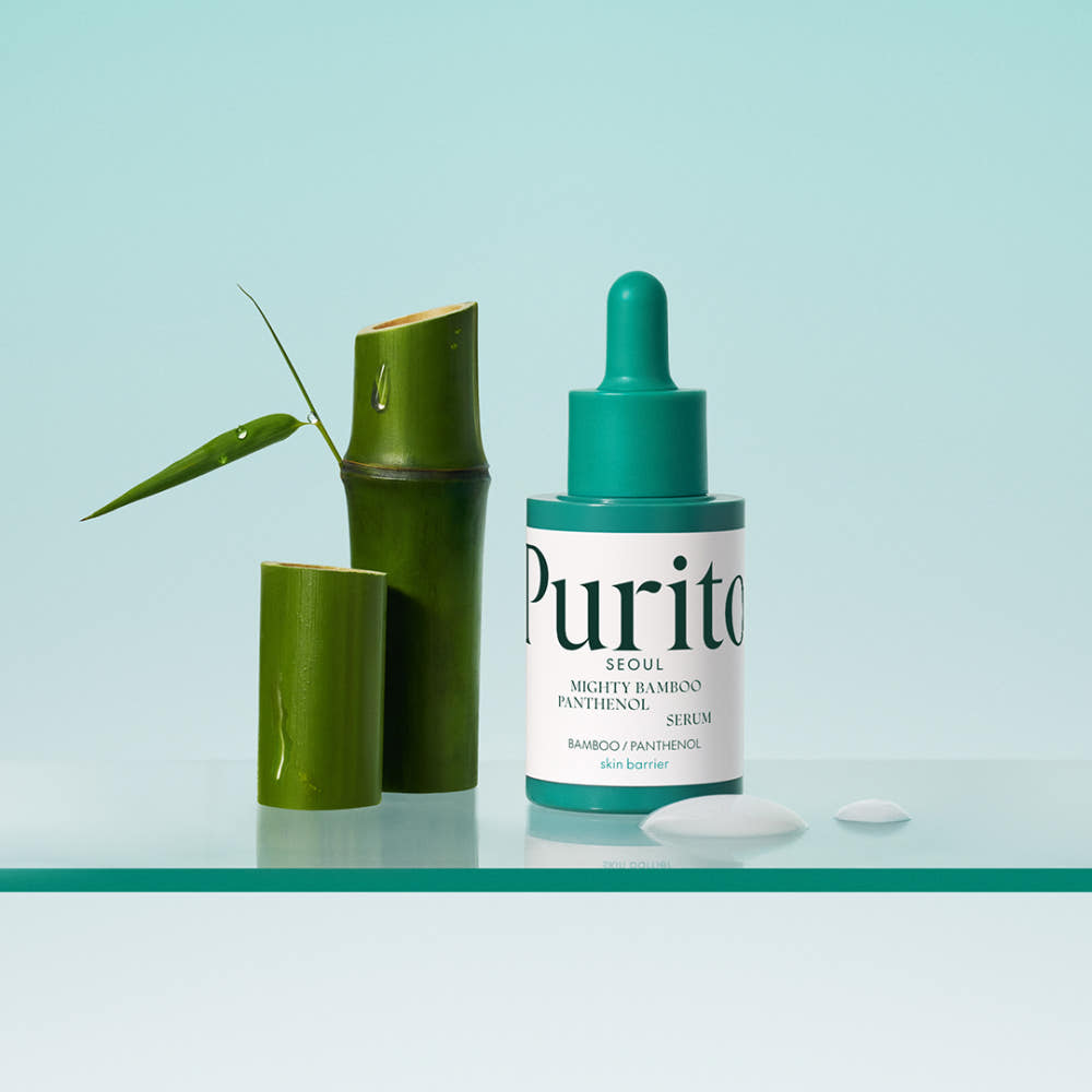PURITO SEOUL Mighty Bamboo Panthenol Serum Soothing Hydrating Skin Barrier Care 30ml