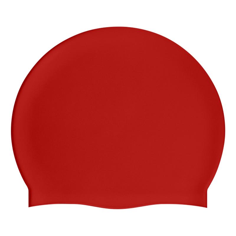 Custom Printed Adult Swim Cap New Style 100% Eco-Friendly Silicone Color Fading Resistant Swimming Cap