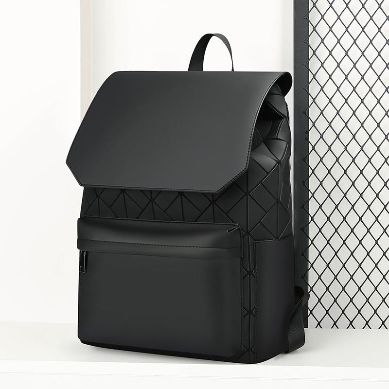 Trendy and Fashionable Backpack with Simple and Versatile Membrane, Waterproof and Casual Backpack for Men's Business Commuting Computer Bag