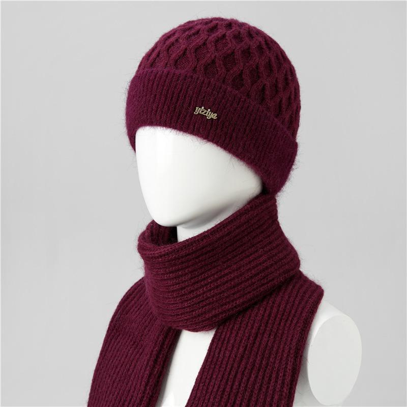 Winter old hat women's warm ear protection wool hat fleece knitted hat cold hat