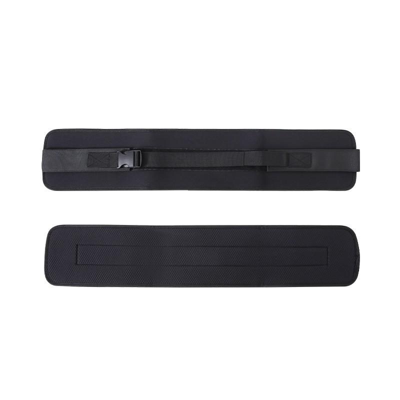 Belt Dumbbell Weight Training Hip Bridge Auxiliary Fitness Waist Plate Support Thrust black