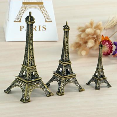Bronz Paris Eyfel Kulesi Metal Sanat El Sanatları Heykel Seyahat Hediyelik Eşyalar Ev Dekorasyon Aksesuarları Heykelcik Heykel Yaratıcı Hediyeler