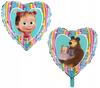 Ballon 18'' Masha en de Beer, 1 Stuk.