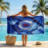 Asciugamano da Spiaggia Rangers FC Stampa Asciugatura Rapida Microfibra Assorbente Portatile da Viaggio Asciugamano da Nuoto